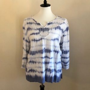 Alfred Dunner Tye Tied Blouse